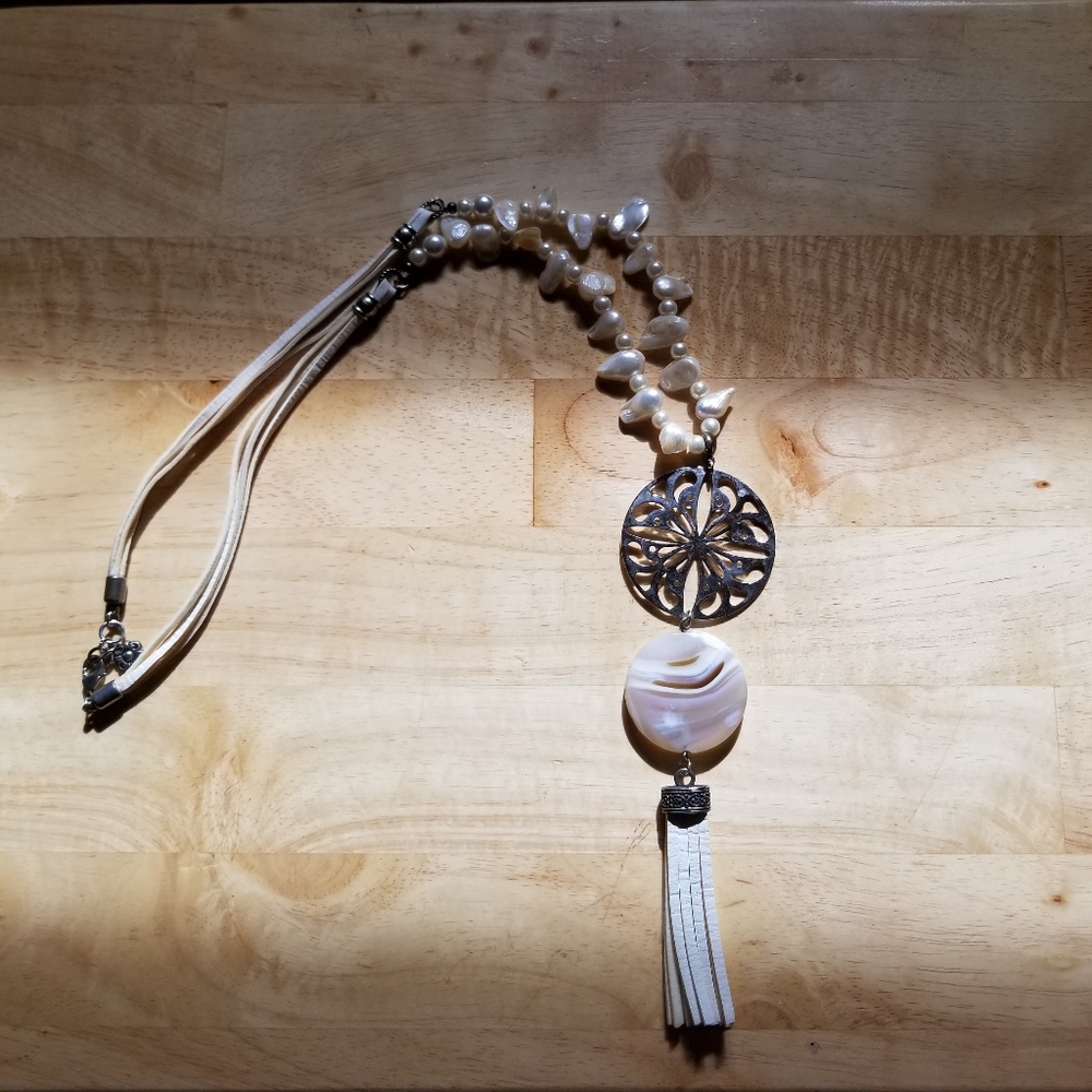 Bohemian Jewelry Natural Stone Necklace